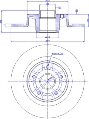 CAR 142.1217 - Тормозной диск autospares.lv