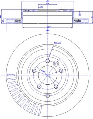 CAR 142.1285 - Тормозной диск autospares.lv