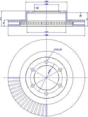 CAR 142.1281 - Тормозной диск autospares.lv