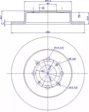 CAR 142.1239 - Тормозной диск autospares.lv