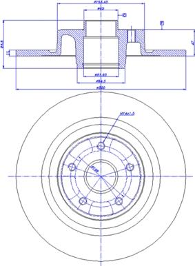 CAR 142.1229 - Тормозной диск autospares.lv