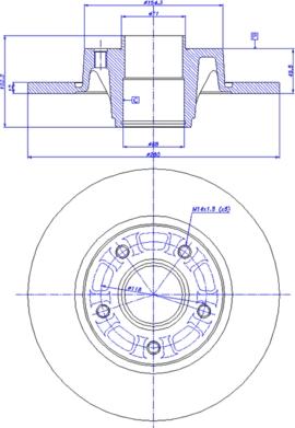 CAR 142.1221 - Тормозной диск autospares.lv