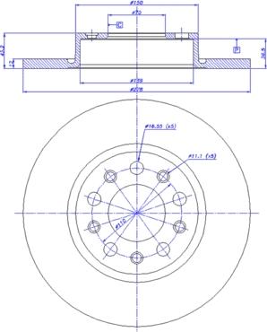 CAR 142.1227 - Тормозной диск autospares.lv