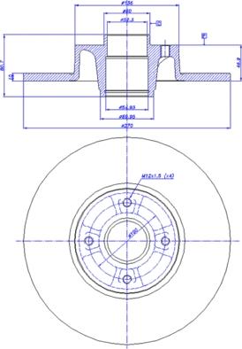 CAR 142.1278 - Тормозной диск autospares.lv