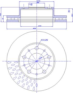 CAR 142.1749 - Тормозной диск autospares.lv