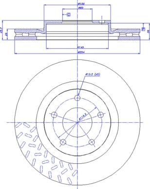 CAR 142.1745 - Тормозной диск autospares.lv