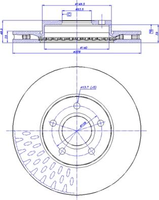 CAR 142.1741 - Тормозной диск autospares.lv