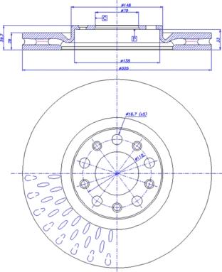 CAR 142.1748 - Тормозной диск autospares.lv