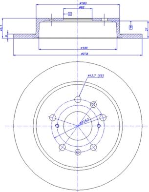 CAR 142.1754 - Тормозной диск autospares.lv