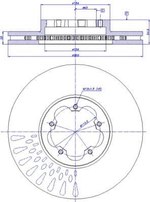 CAR 142.1755 - Тормозной диск autospares.lv