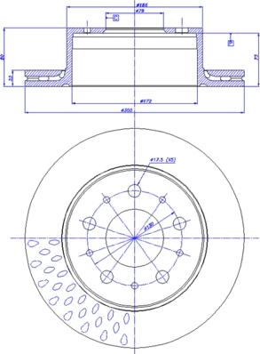 CAR 142.1750 - Тормозной диск autospares.lv