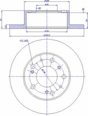 CAR 142.175 - Тормозной диск autospares.lv