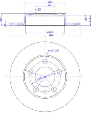 CAR 142.1763 - Тормозной диск autospares.lv