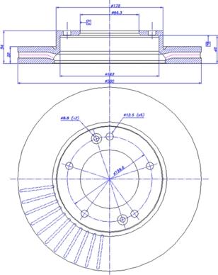 CAR 142.1762 - Тормозной диск autospares.lv