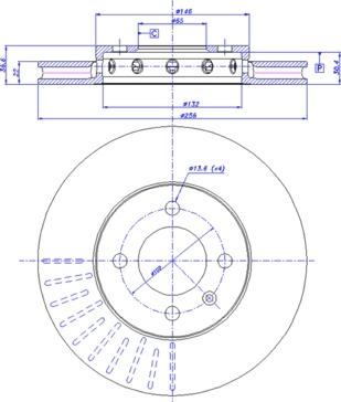 CAR 142.1716 - Тормозной диск autospares.lv