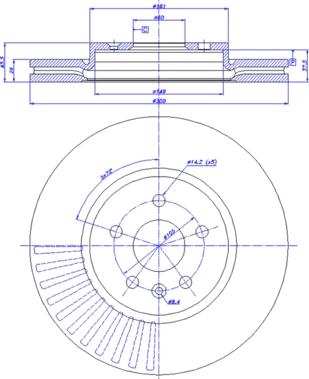 CAR 142.1789 - Тормозной диск autospares.lv