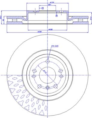 CAR 142.1784 - Тормозной диск autospares.lv