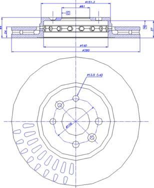 CAR 142.1781 - Тормозной диск autospares.lv