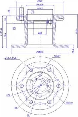 CAR 142.178 - Тормозной диск autospares.lv