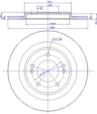 CAR 142.1735 - Тормозной диск autospares.lv