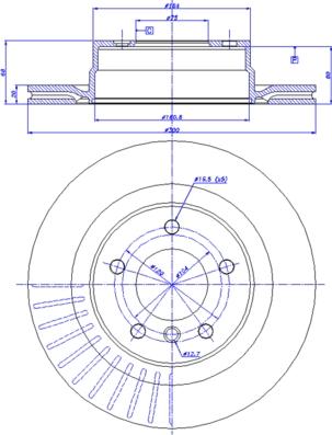 CAR 142.1732 - Тормозной диск autospares.lv