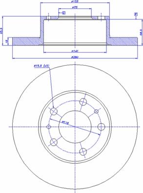 CAR 142.172 - Тормозной диск autospares.lv