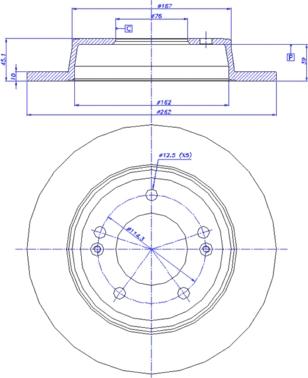 CAR 142.1778 - Тормозной диск autospares.lv