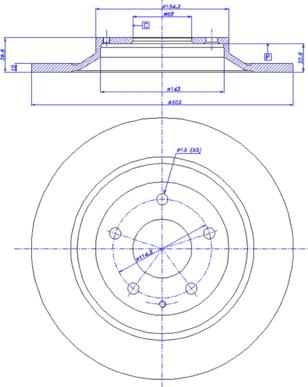 CAR 142.1777 - Тормозной диск autospares.lv