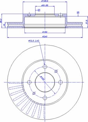 CAR 142.892 - Тормозной диск autospares.lv