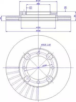 CAR 142.841 - Тормозной диск autospares.lv