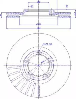 CAR 142.848 - Тормозной диск autospares.lv