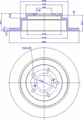 CAR 142.858 - Тормозной диск autospares.lv