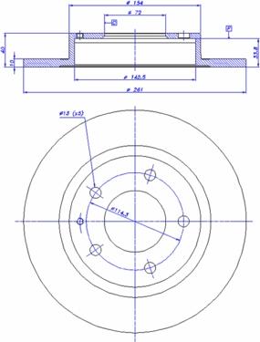 CAR 142.866 - Тормозной диск autospares.lv