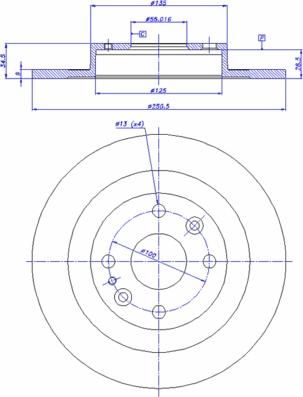 CAR 142.861 - Тормозной диск autospares.lv