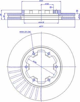 CAR 142.880 - Тормозной диск autospares.lv