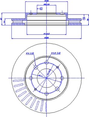 CAR 142.839 - Тормозной диск autospares.lv