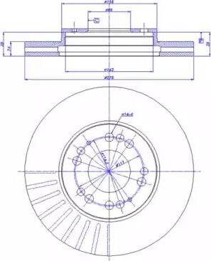 CAR 142.832 - Тормозной диск autospares.lv