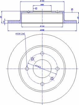 CAR 142.872 - Тормозной диск autospares.lv