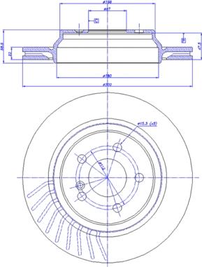 CAR 142.393 - Тормозной диск autospares.lv