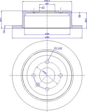 CAR 142.349 - Тормозной диск autospares.lv