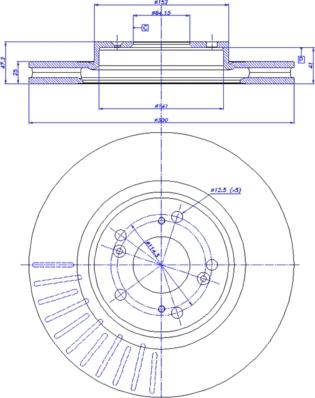 CAR 142.340 - Тормозной диск autospares.lv