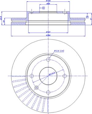 CAR 142.347 - Тормозной диск autospares.lv