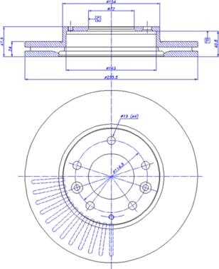 CAR 142.358 - Тормозной диск autospares.lv