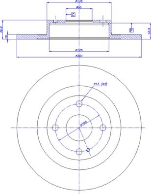 CAR 142.369 - Тормозной диск autospares.lv