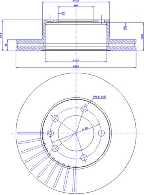 CAR 142.366 - Тормозной диск autospares.lv