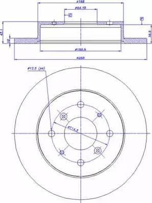 CAR 142.305 - Тормозной диск autospares.lv