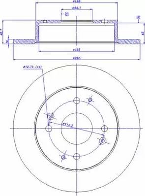 CAR 142.306 - Тормозной диск autospares.lv