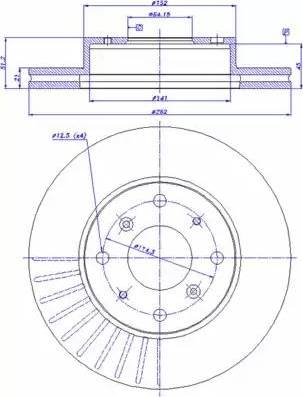 CAR 142.313 - Тормозной диск autospares.lv