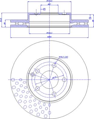 CAR 142.386 - Тормозной диск autospares.lv