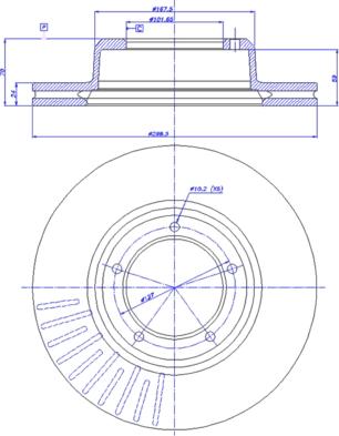 CAR 142.325 - Тормозной диск autospares.lv